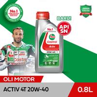 Gambar Oli Mesin Motor Castrol ACTIV 4T 20W-40 (0.8L) - 0.8L dari Castrol Indonesia Kota Administrasi Jakarta Timur 1 Tokopedia