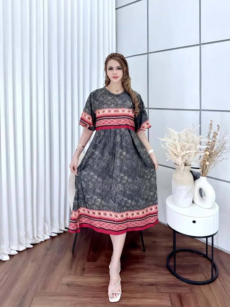 DRESS NYAMAN - DASTER BUMIL BUSUI - DASTER MOTIF SONGKET KARUNG GONI TERBARU 2025