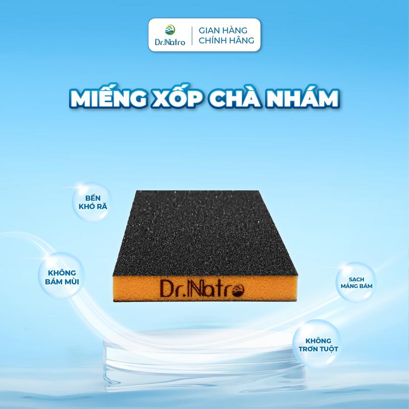 Miếng Xốp Chà Nhám Đa Năng Dr.Natro Siêu Bền, Siêu Tiện Lợi