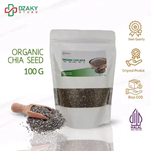 (BISA COD) Organic Black Chia Seed  | Biji Chiaseed Original Premium