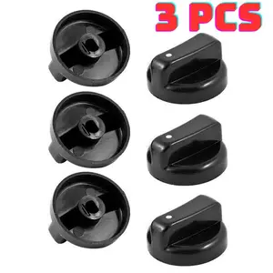 3 pcs KNOP/ HENDLE KOMPOR (RINNAI) putaran kompor gas/ ceklek kompor.