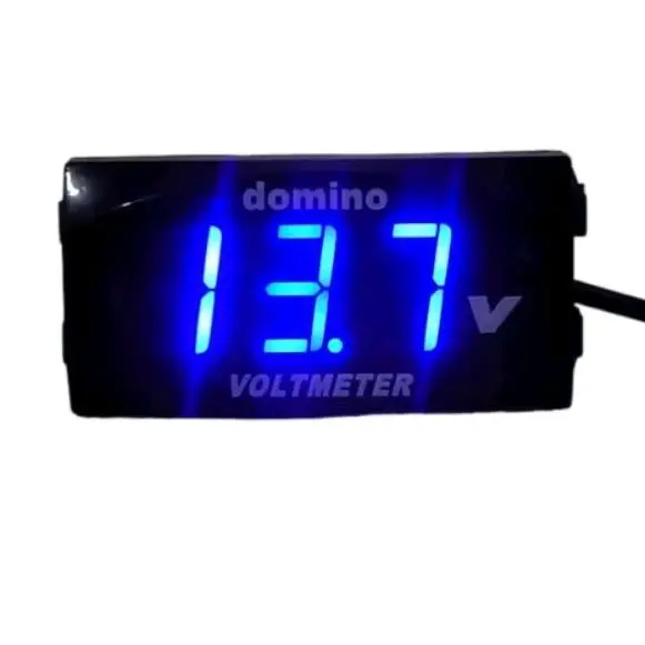 volt meter aki biru