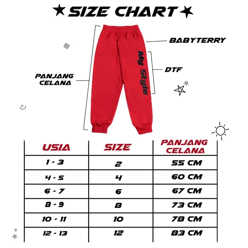 Celana Joger Panjang Anak Laki Laki Perempuan Usia 3-13 Tahun Motif Gambar Logo Roblox kolor 8