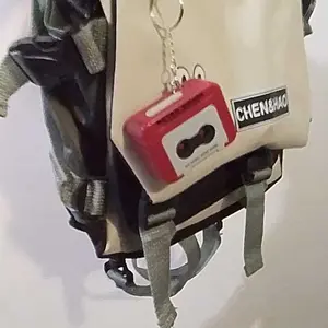 Gantungan Kunci Rekaman Suara Retro/ Mini Voice Recorder Keychain/Gantungan kunci rekam lagu unik | tape recorder Mini -ZS