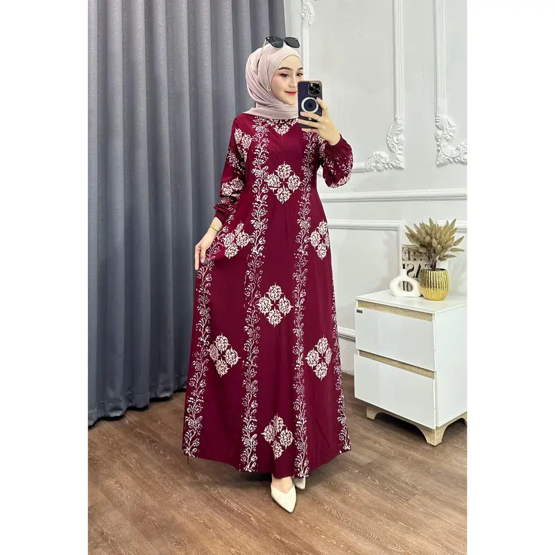 PERMATA PUTIH - Gamis Rayon Cap Premium Pekalongan 5