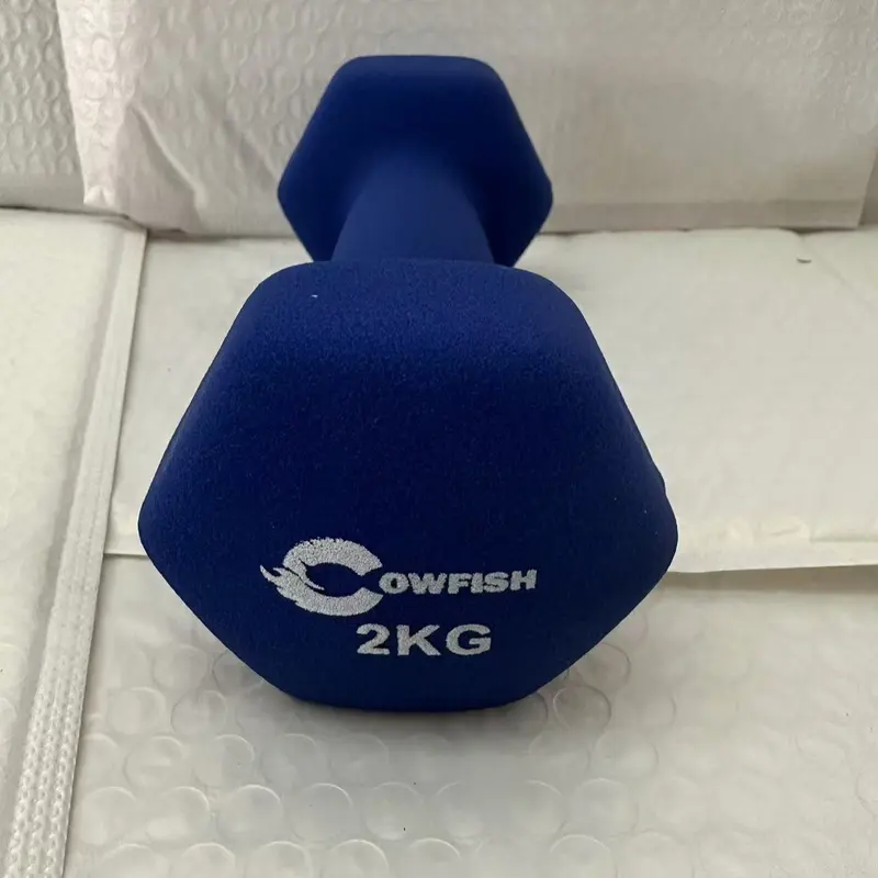 DUMBELL BARBEL 2 KG Vinty isi 1 pcs cewek & cowok gym Neoprene barbel mini Otot 5