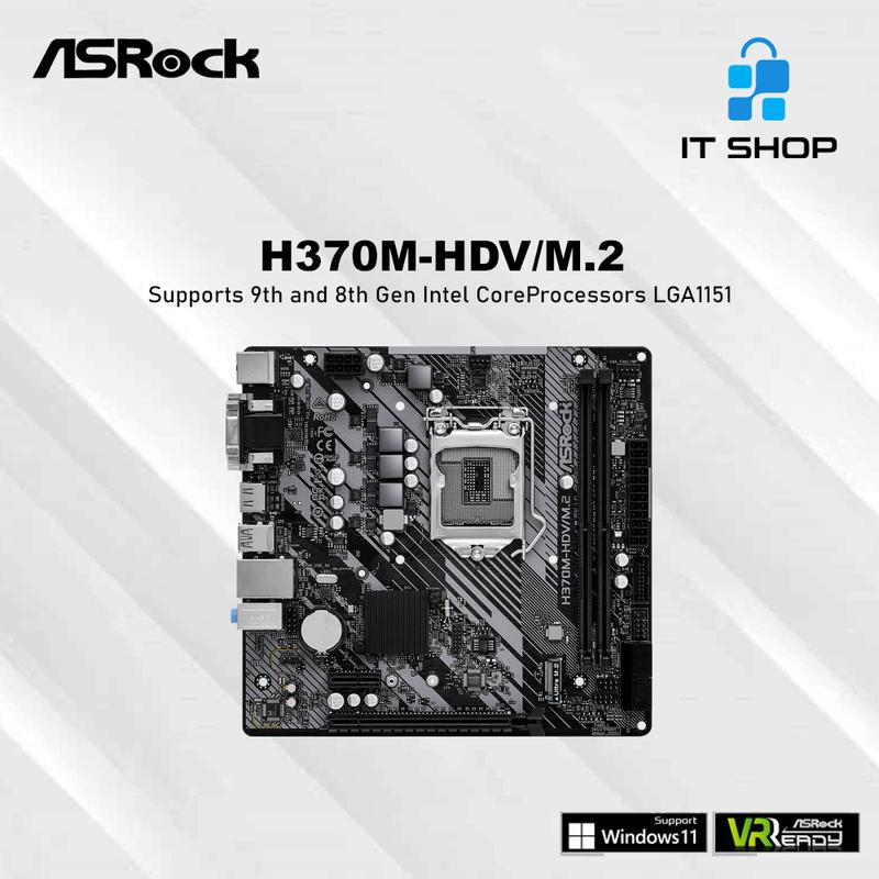 Motherboard Asrock H370M-HDV M.2 LGA1151 - DDR4 1