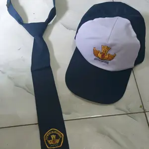 TOPI DAN DASI bordir SMP.SMA mantapp