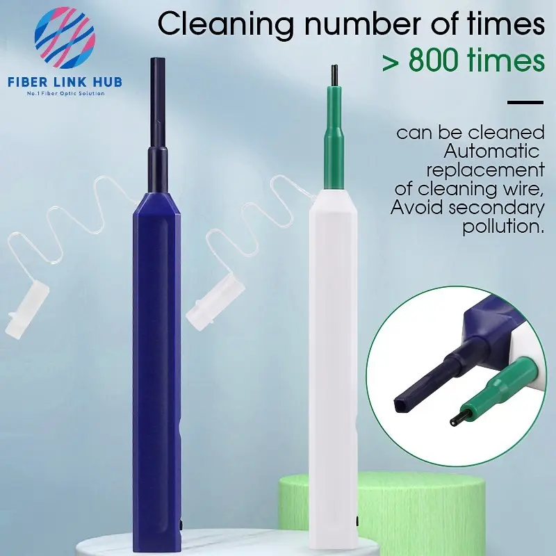 ONE CLICK CLEANER SC/LC Pen Connector Fiber Optic For 1.25/2.5mm COMPTYCO LC SC FC Ad AUA-250 3