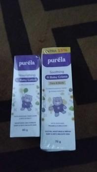 Product Review of PURELA Soothing Baby Cream & Baby Lotion Combo Glowing - Membantu Mencerahkan & Mengatasi Permasalahan kulit Anak dan Bayi Penghilang Ruam Popok from A**i M**r M** 0