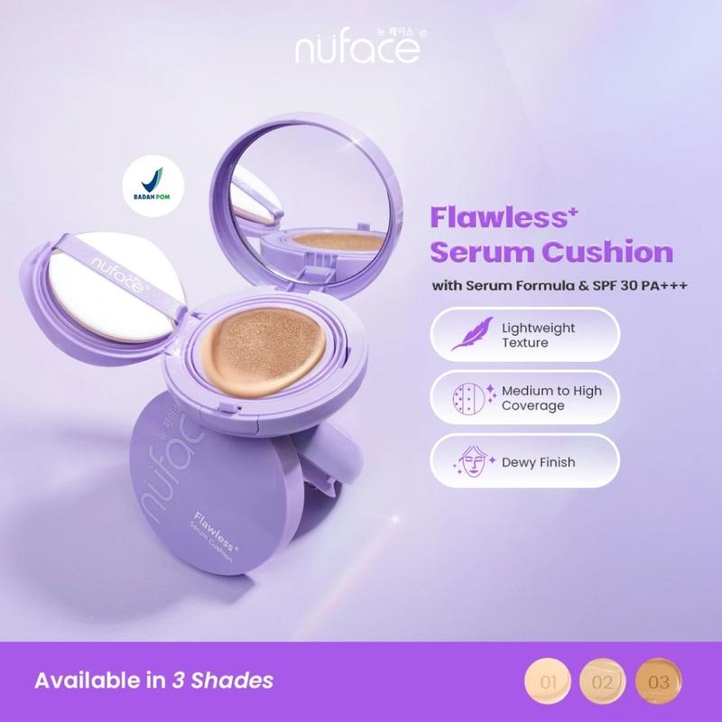 Nuface Flawless+ Serum Cushion with SPF 30 PA+++ (Medium to High Coverage) 1