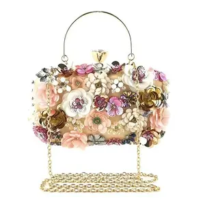 Waiwai Clutch Tas Pesta Flower Cantik Elegan 350 Wanita