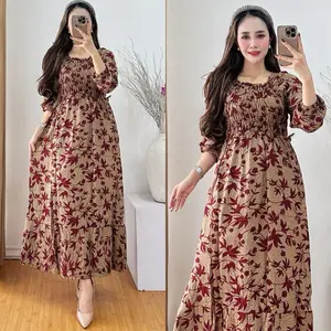 Daster Serut Dada new Model Busui Dres Wanita Motif Tebal Terlaris Terbaru Bumil