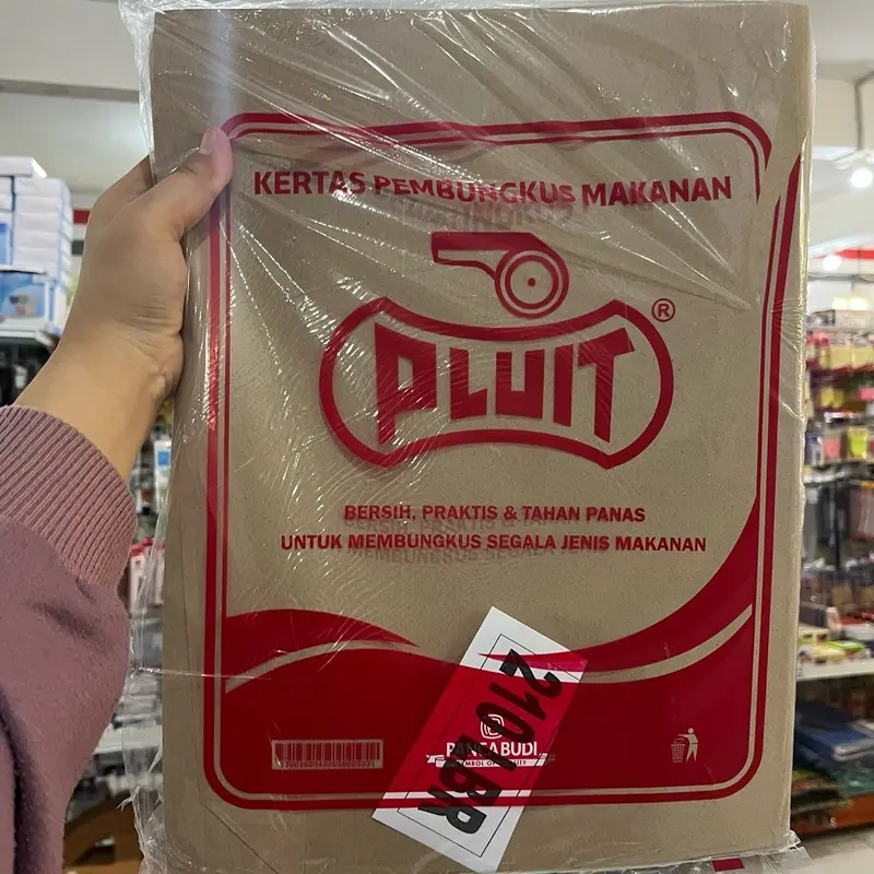PLUIT Kertas Minyak isi 210 Lembar / kertas nasi pluit / kertas minyak pluit 1