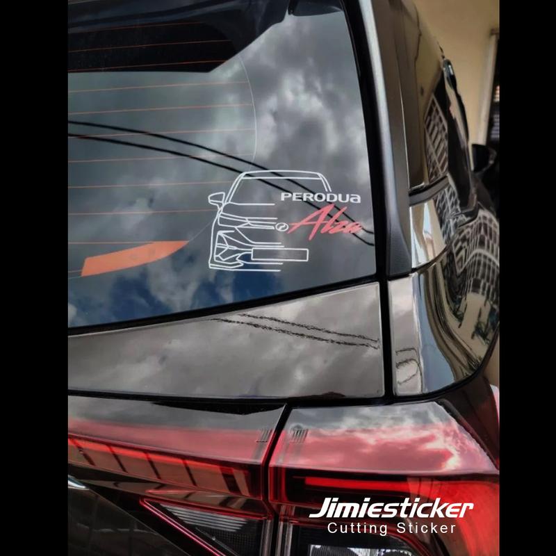 Sticker Kereta Axia Alza Myvi Bezza, Sticker Kereta, Vinyl Cutting ...