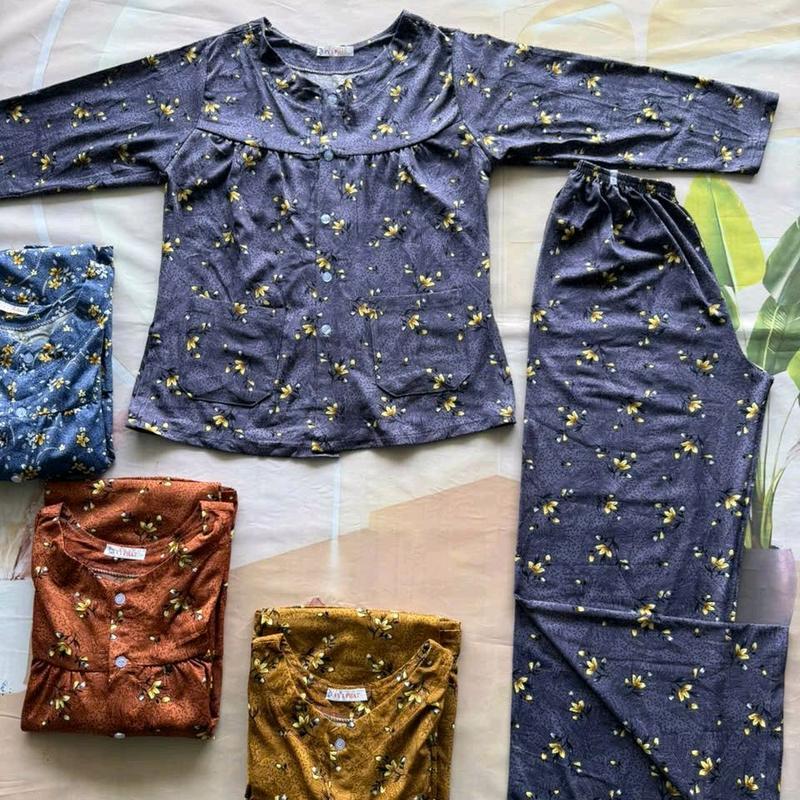  đồ bộ bà lão tay dài quần dài zise 12345.40kg đến 75kg 