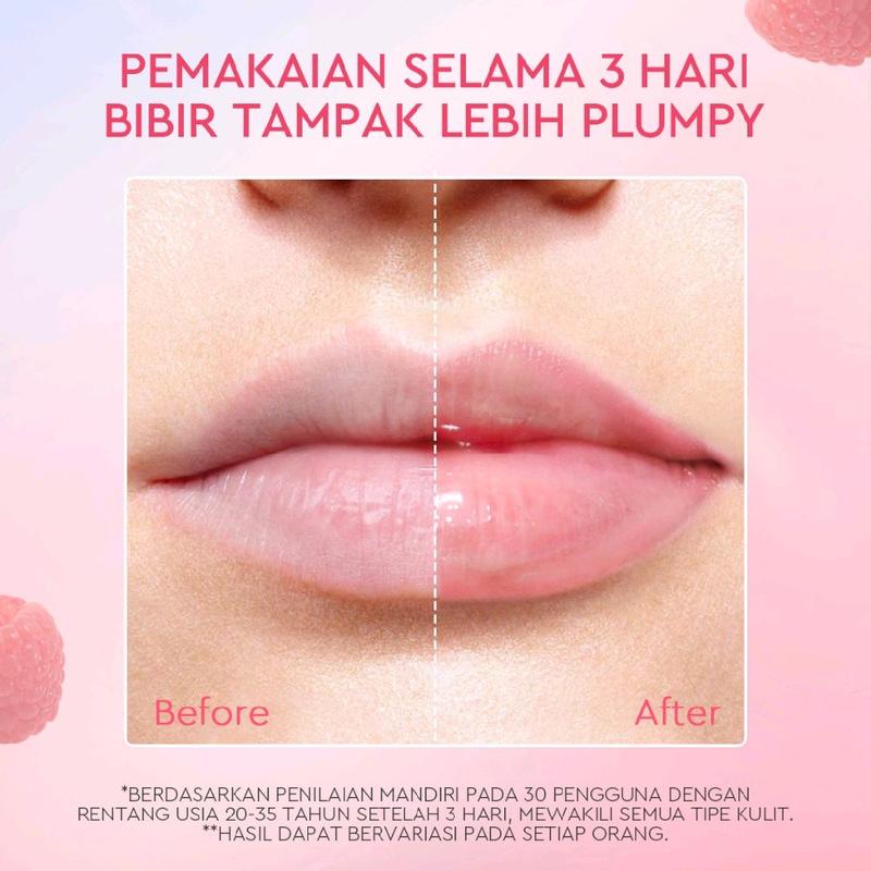 Glad2Glow Mixberry Juicy Lip Serum 5.5ml Serum Bibir Lip Balm Perawatan Bibir Hidrasi Bibir 3