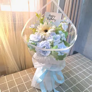 [COD] ELHERMA Buket bunga korean style HYDR MIX simpel kado wisuda ultah READY STOK LANGSUNG KIRIM