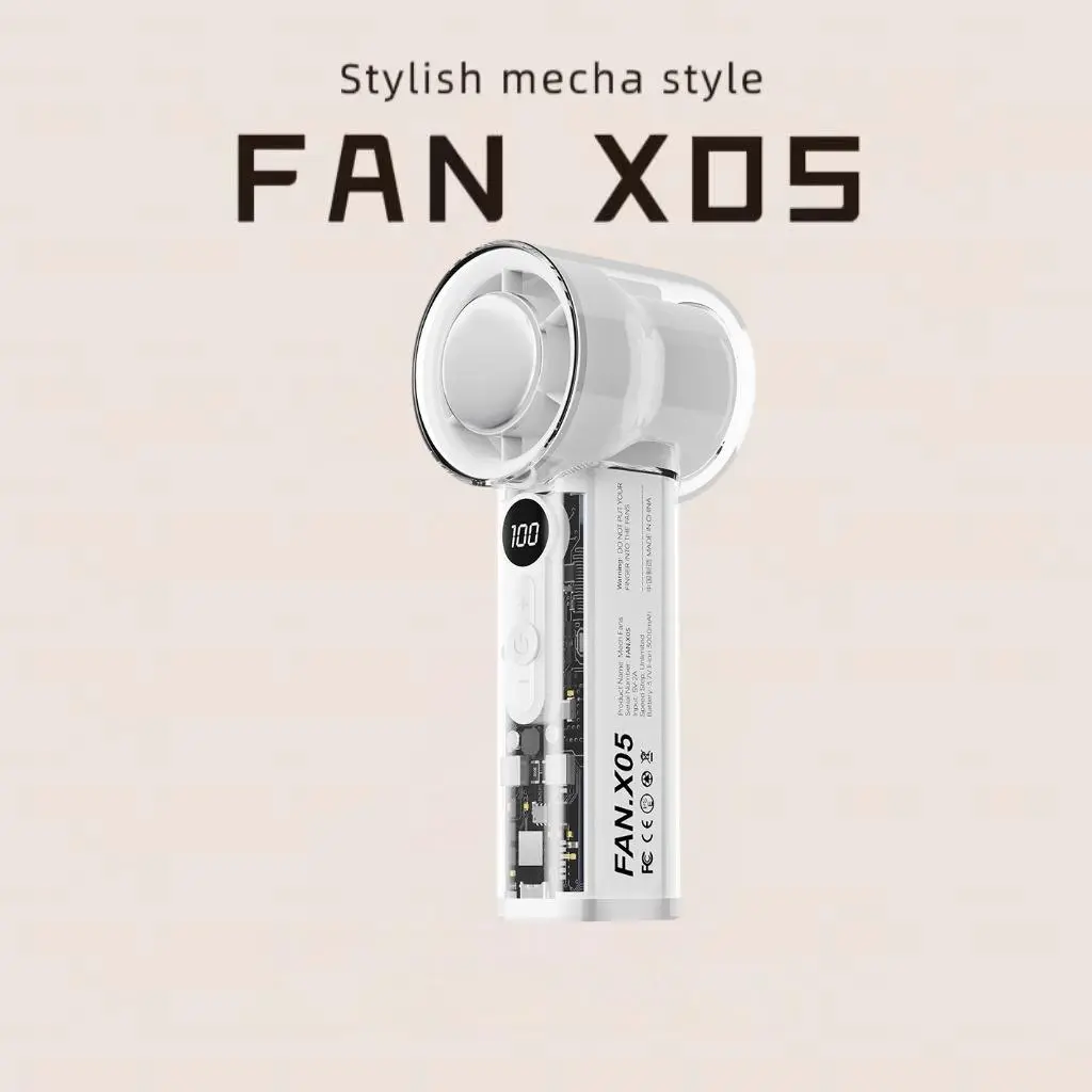 Kipas Pendingin Kompres Es-Putih