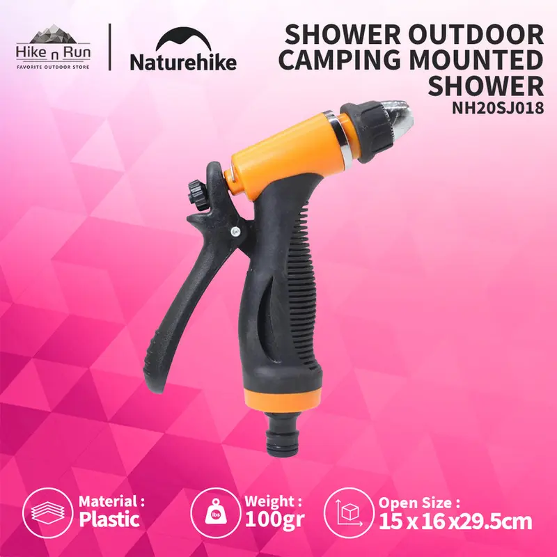 Naturehike Shower Outdoor NH20SJ018 Camping Mounted Shower 0