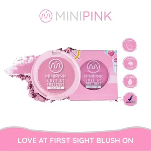 MINIPINK Love At Frist Sgh Blush On Palette Matte Powder Padat Waterproof Long Lasting - MP016