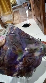 Product Review of BISA COD GAMIS TWILL RAYON PREMIUM MOTIF TERBARU Bunga Polos Cantik Dress Muslim Kancing Kain Karet from S**o 0
