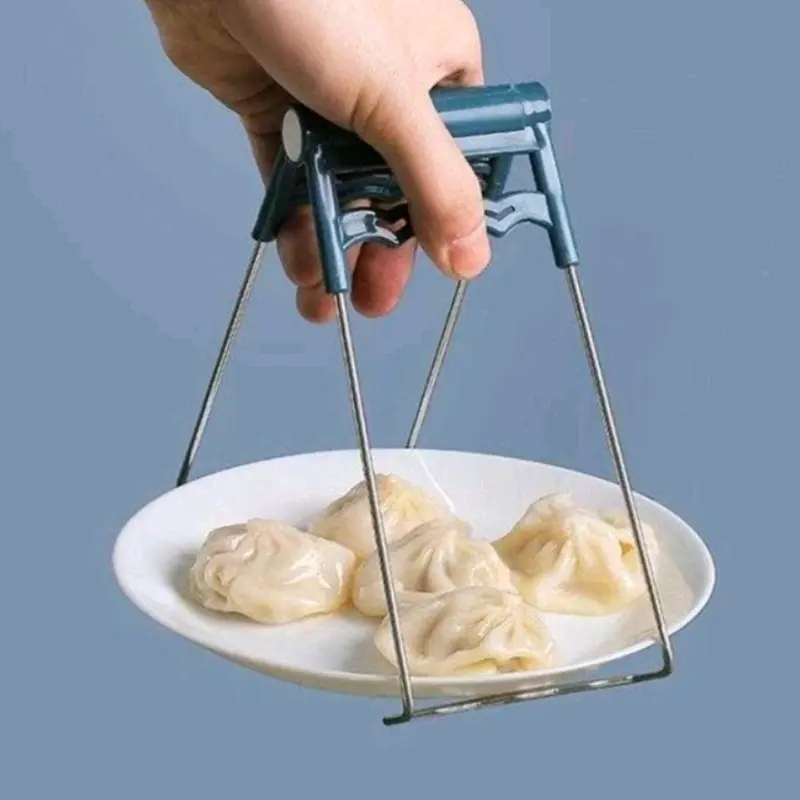 ALAT PENJEPIT PANCI ANTI PANAS/ PENJEPIT PIRING DAN MANGKOK ANTI PANAS SERBAGUNA STAINLESS ALAT DAPUR 4