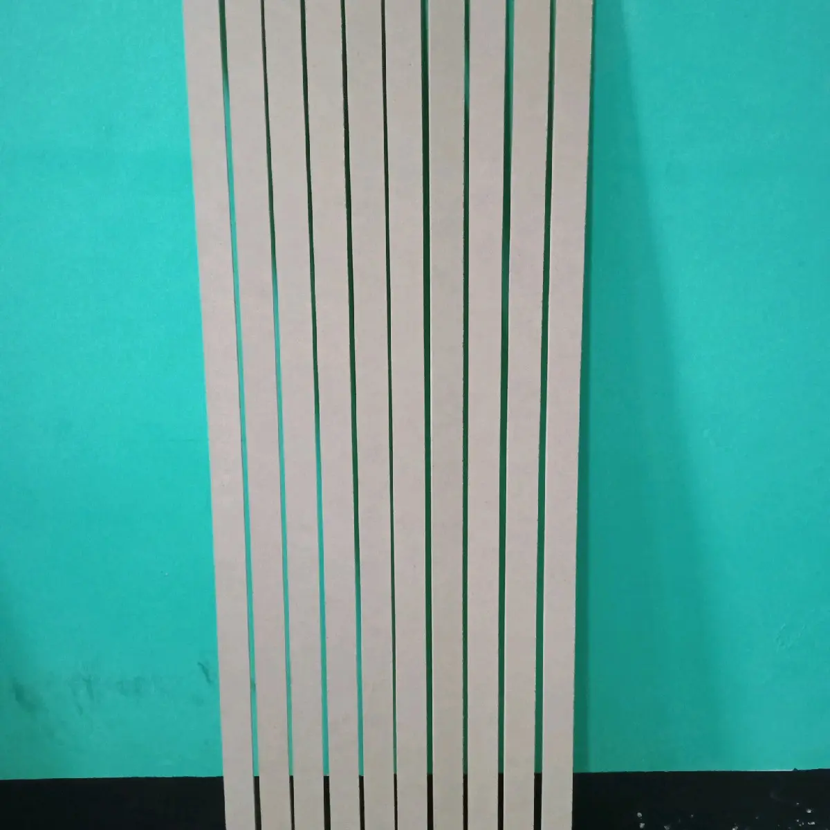 (15 pcs) Hiasan Dinding Batten List MDF Tebal 6mm Ukuran 3x100cm - Kerajinan Furniture - Kayu paket hemat