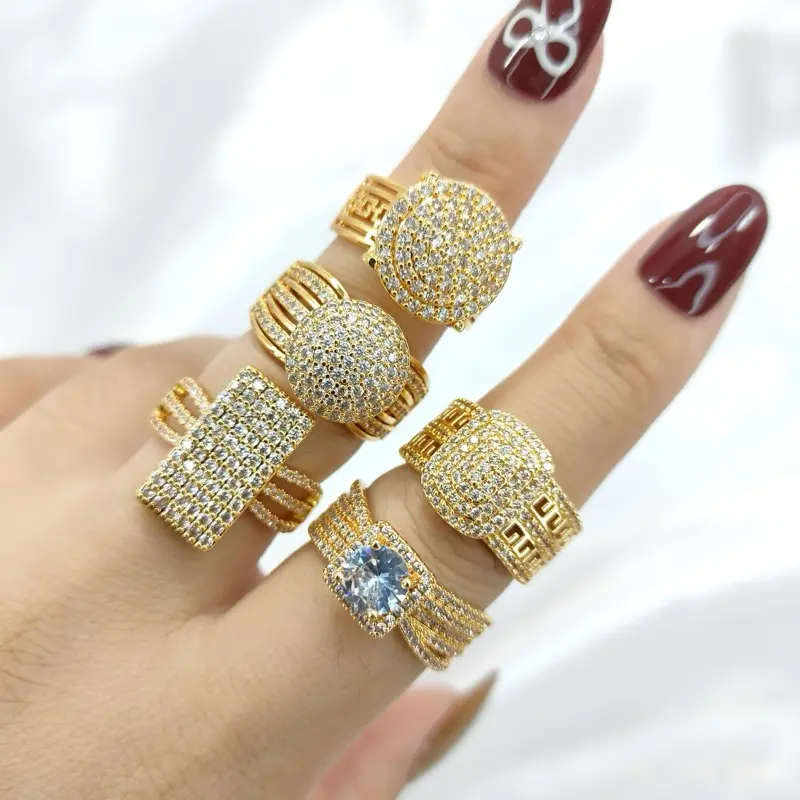 Beli 2 gratis 1 - cincin permata C139 perhiasan aksesories