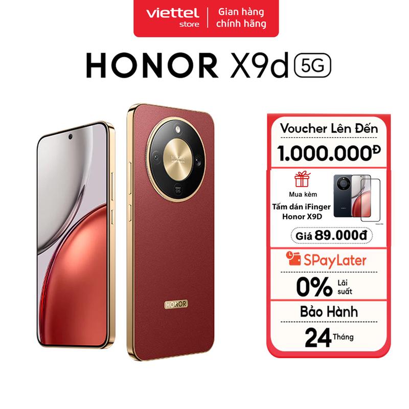 Điện thoại Honor X9d 5G 12GB + 256GB Chính hãng | Pin 8300mAh | Màn hình 6.79" 1.5K | NFC