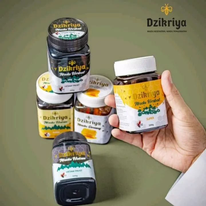 Madu Dzikriya Hutan Hitam Pahit al jaber Herbal Honey 7