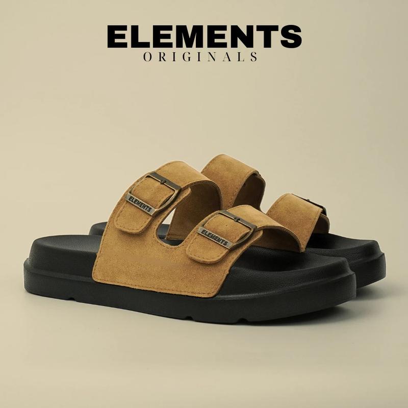 E12DN - Dép ELEMENTS Originals Suede Sandals Dép quai da microfiber - Dép Nam Nữ Unisex