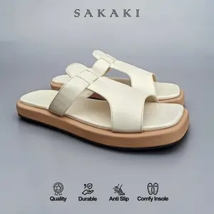 SAKAKI Fujisan - Sandal Wanita Trend Terbaru Ringan Sandal Santai Sehari-hari: Nyaman dan Modis Sendal Flat Cewek Karet Perempuan