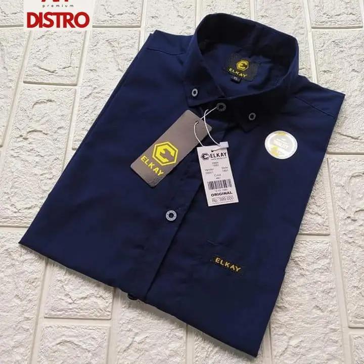 Kemeja Pendek Polos Cowok Slimfit Formal size.m.l xl xxl.xxxl Santai Jumbo/Hem Pria Katun Cocok untuk Kerja dan Acara - - Baju, Hitam flanel lengan panjang