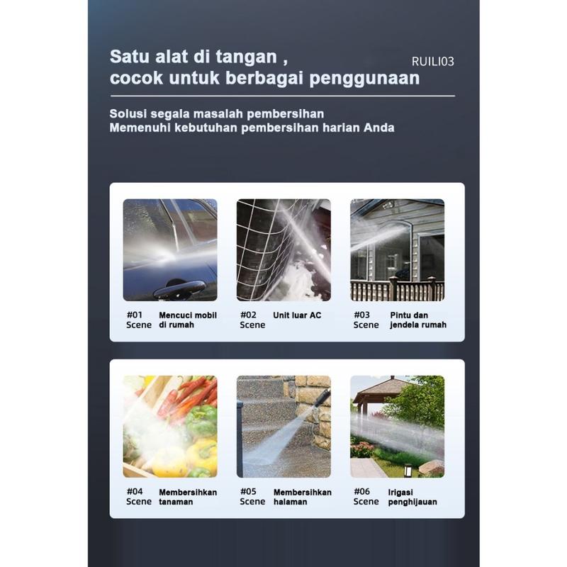 Product Introduction of Mesin cuci mobil tekanan tinggi 220V /Mall inline badgeMesin Cuci Steam Mobil dan Motor /Alat steam cuci motor & mobil / Pressure Washer/Jet cleaner 62