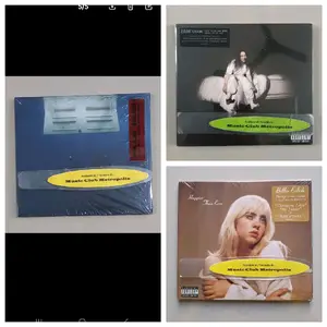 CD BILLIE EILISH - WHEN WE ALL FALL ASLEEP, WHERE DO WE GO/ HIT ME HARD AND SOFT/ HAPPIER THAN EVER IMPORTED