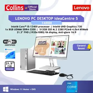 LENOVO PC IdeaCentre 5 14IRB8 i5 13400 8GB 512GB 21.5" FHD OHS W11