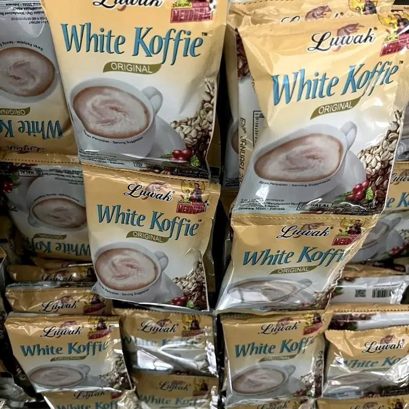40 PCS (4 RENTENG) LUWAK WHITE KOFFIE ORIGINAL @20 gram Coffee