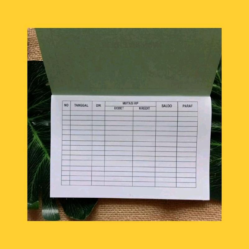 Buku tabungan batik 1 pak (10 buku) 20 hal. Buku tabungan simpel ...