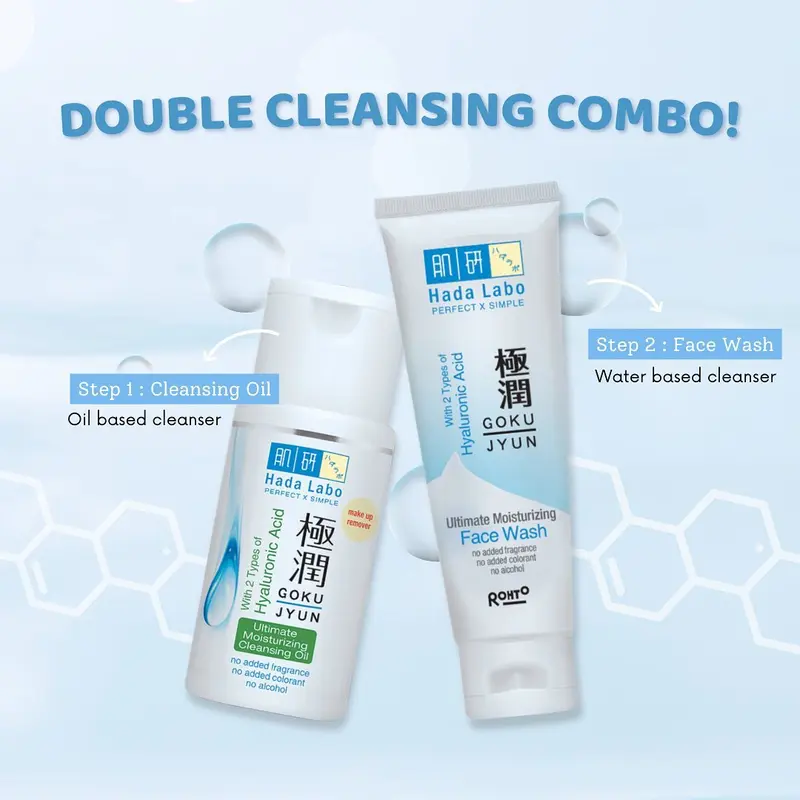 Hada Labo Gokujyun Ultimate (100ml)  Moisturizer Wajah/ Hydrating/ Cleansing/ Hyaluronic Acid/ Kulit Kering Lotion Membersihkan 6