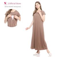 Gambar Home Dress Busui Friendly Bukaan Kanan Kiri | Maternity Nursing Dress - Frappucino dari Baju Hamil Menyusui Happymomma Kota Tangerang Selatan 1 Tokopedia