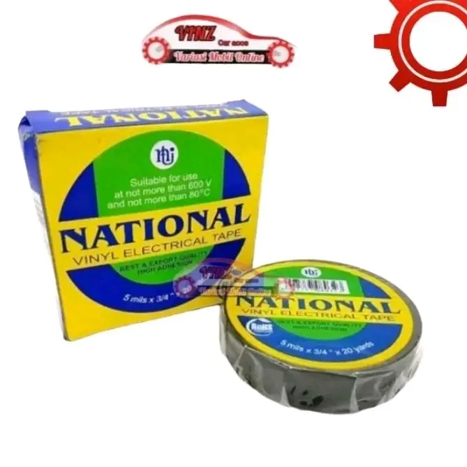 Isolasi Soletip Kabel Listrik Nachi National 19mm×20 yard hitam