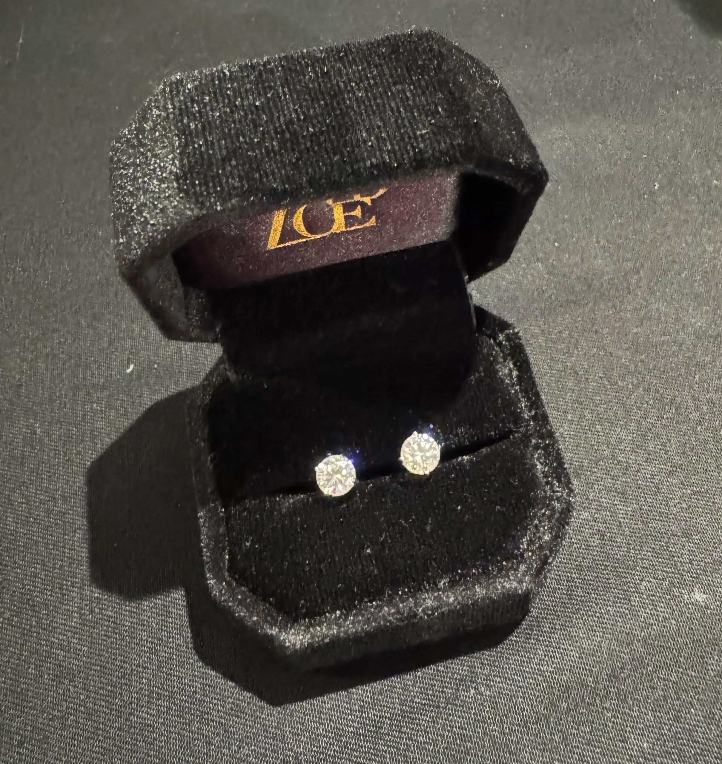 ABCDE - ONE CARAT EARRING ( 4 PRONGS )