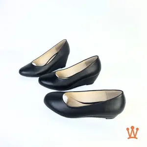 Workswell Shoes Wanita High Kerja Wedges 3cm, 5cm & 7cm Premium
