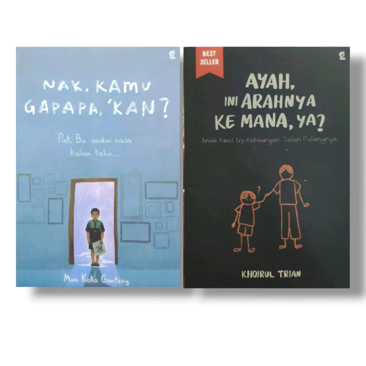 Paket Buku Ayah Ini Arahnya Kemana Yaa? by Khoirul Trian& Nak Kamu Gapapa Kan? by Mas Koko Ganteng