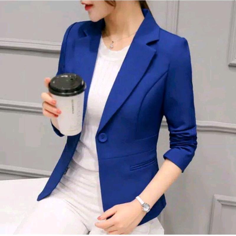 NEW!! FASHION TERKINI/BLAZER WANITA FORMAL/JAS WANITA MASA KINI/JAS BISNIS WANITA/JAS KANTOR WWANITA 3