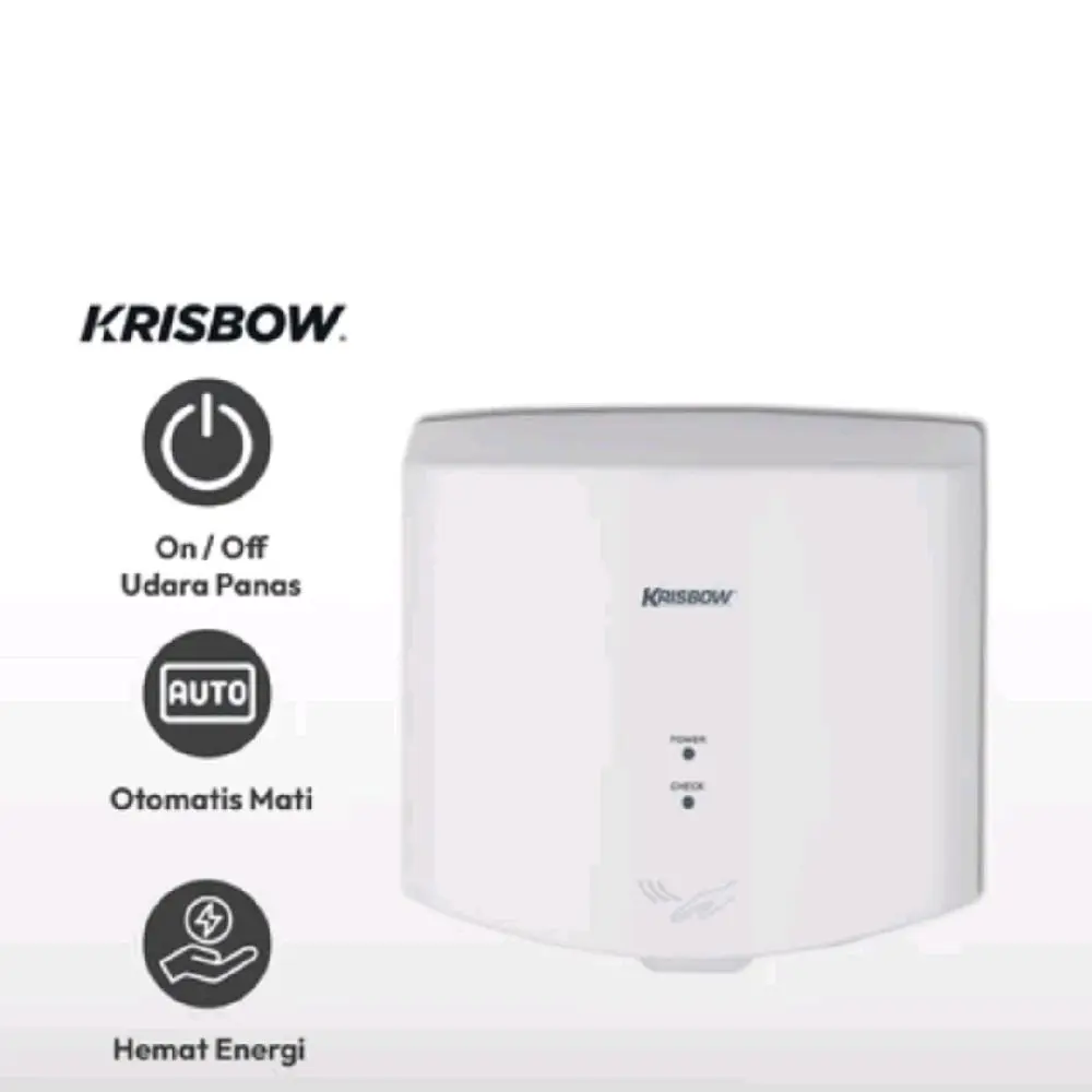 Krisbow Hand Dryer High Speed AK2630K - Putih