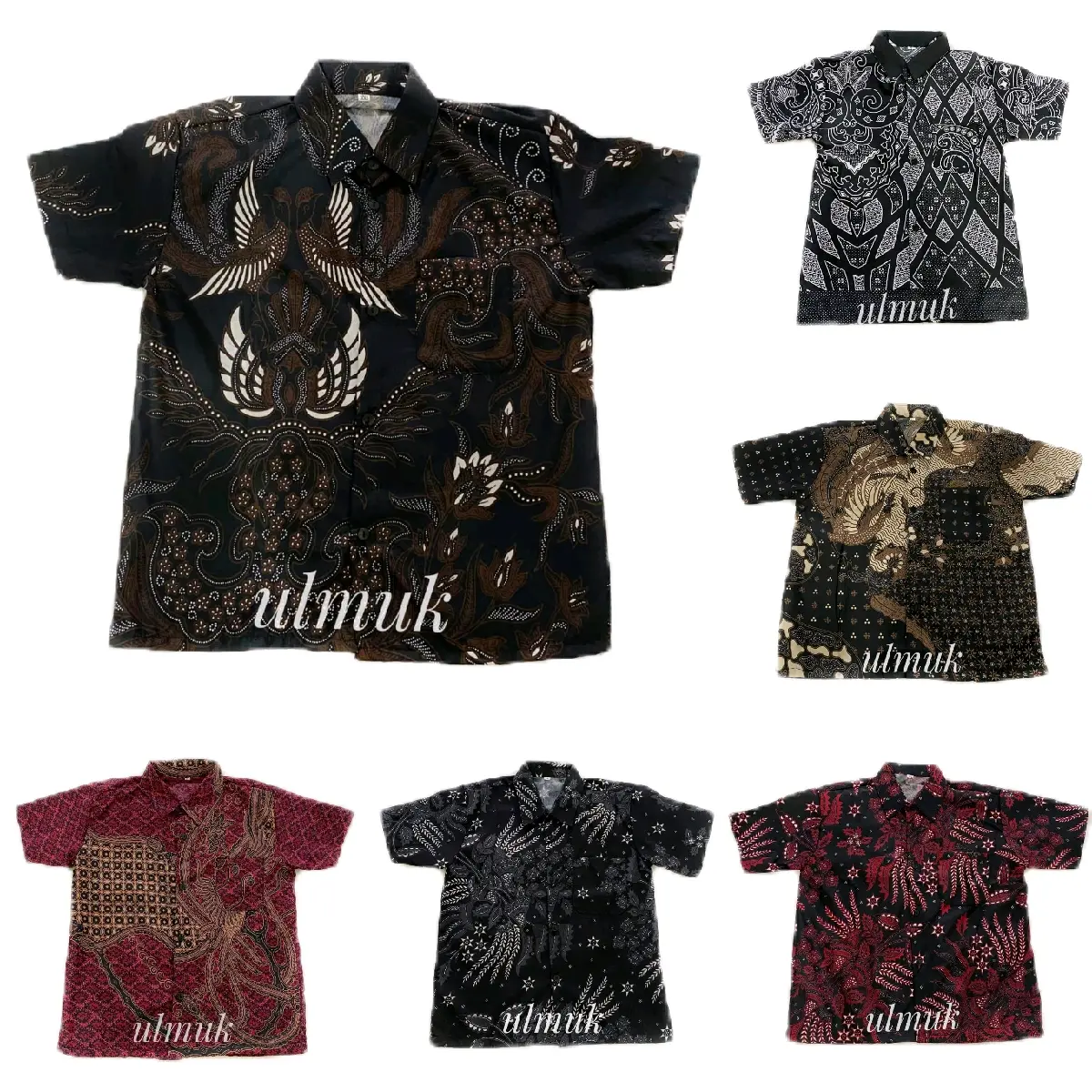 BAJU BATIK ANAK KEKINIAN | HEM BATIK ANAK TERBARU 2024 | Kemeja Seragam Atasan Fashion