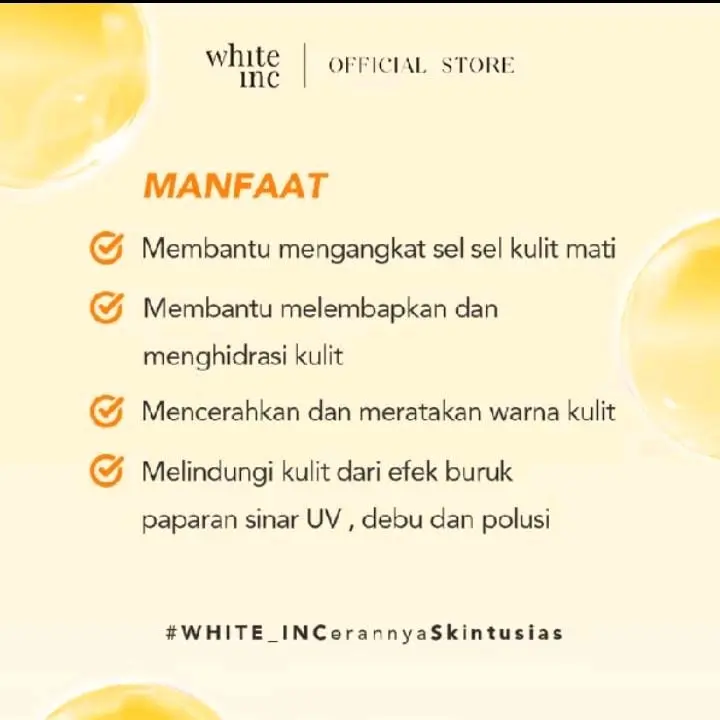 WHITE INC 3PCS AHA Body Serum to Whitening & Moisturising | Hand Body Lotion Serum Pencerah kulit melembabkan kulit Mencerahkan Melembutkan Hitam 5