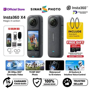 Insta360 X4 360° Action Camera - Insta 360 ONE X4 GARANSI RESMI
